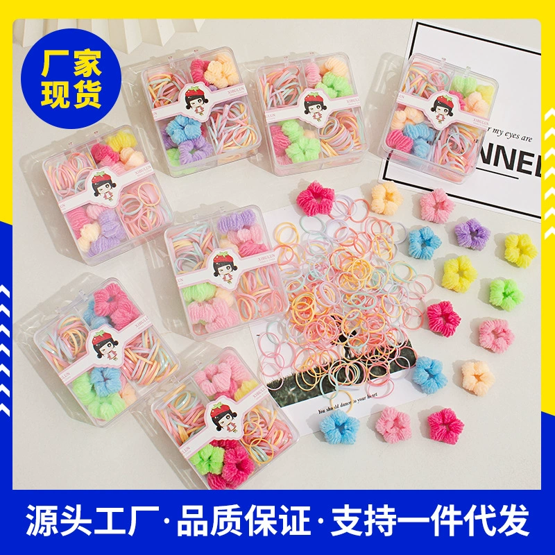 Трансграничный новый простой Xiaoqing новые милые домашние животные в коробке маленькие аксессуары для волос милая принцесса завязывает волосы