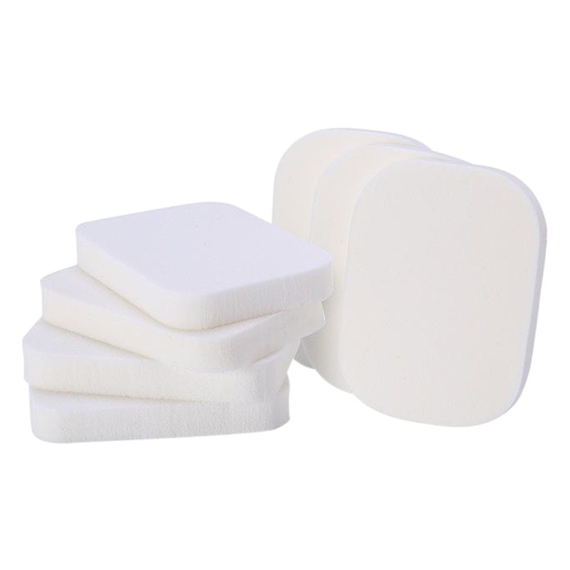 SBR latex powder puff NBR wet and dry powder puff non latex edging powder puff beauty tool