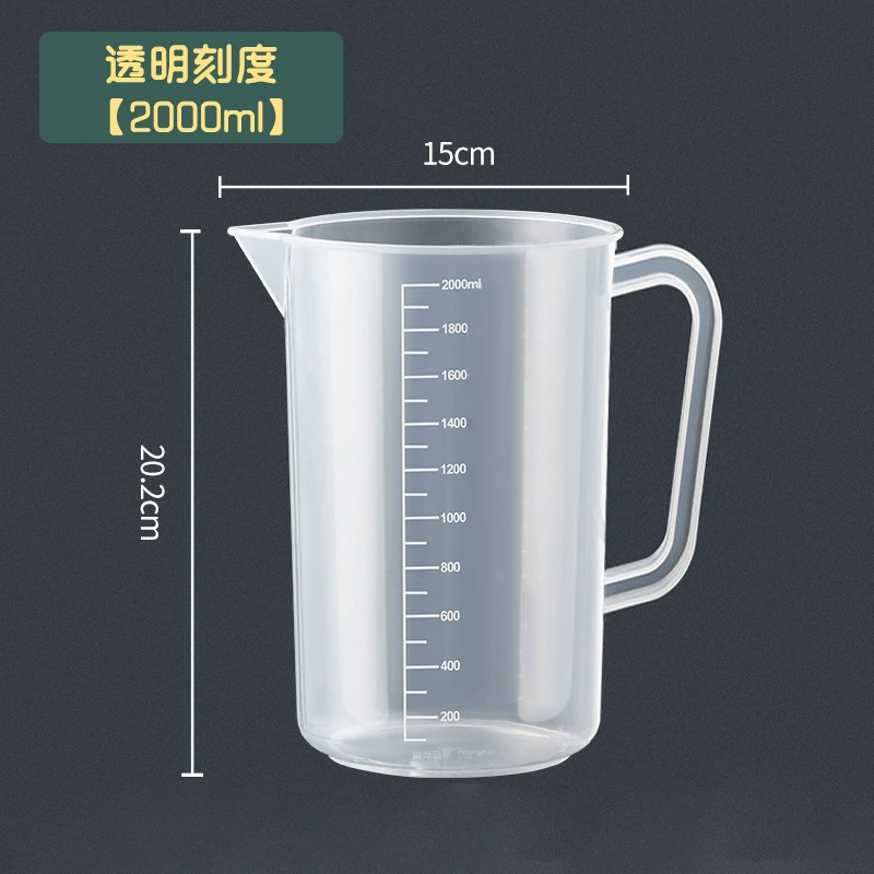 Measuring Cup (Polycarbonate) Heat-Resistant Transparent, Thick-Wall Multi-Volume 100–5000 ml