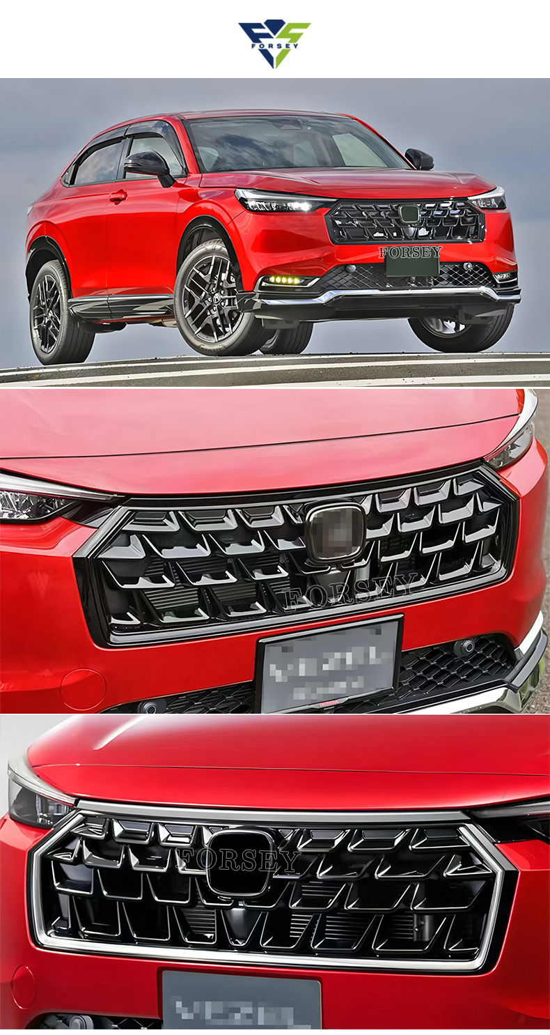 Suitable for 25-26 model Honda HRV front grille and front bumper center mesh