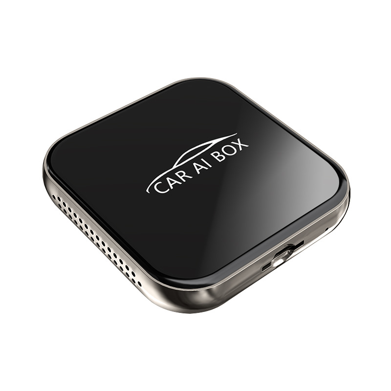 Four-in-one car wireless CarPlay box, wired to wireless, Android and Apple screen mirroring and interconnection module