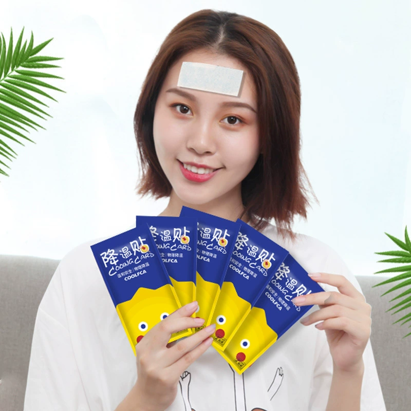 Летняя фруктовая холодная холодная наклейка с охлаждением ледяная наклейка для жаропонижающих наклеек для студентов военной подготовки прохладная наклейка для предотвращения теплового удара