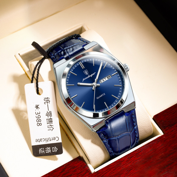 POEDAGAR/ Waterproof quartz swiss watch