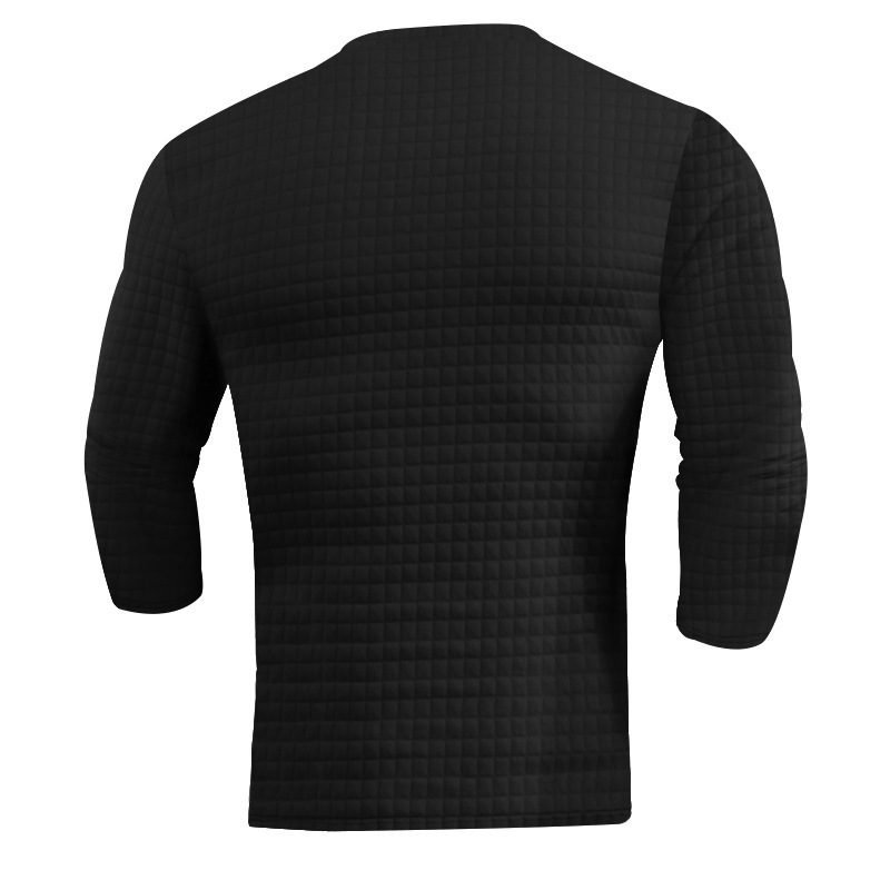 Herren Henley Shirt Und Jogger Hose Set Für Herbst Und Winter_voghion.com