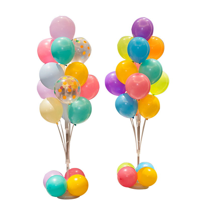 Colorful Children's Day Birthday Balloons For School Classroom Activity Area Decorations Pillar Inflatable Toys & Games_voghion.com