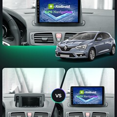 Cross-border goods are applicable to the Renault Megane 3 Android GPS large screen navigation car intelligent navigation integrated machine.