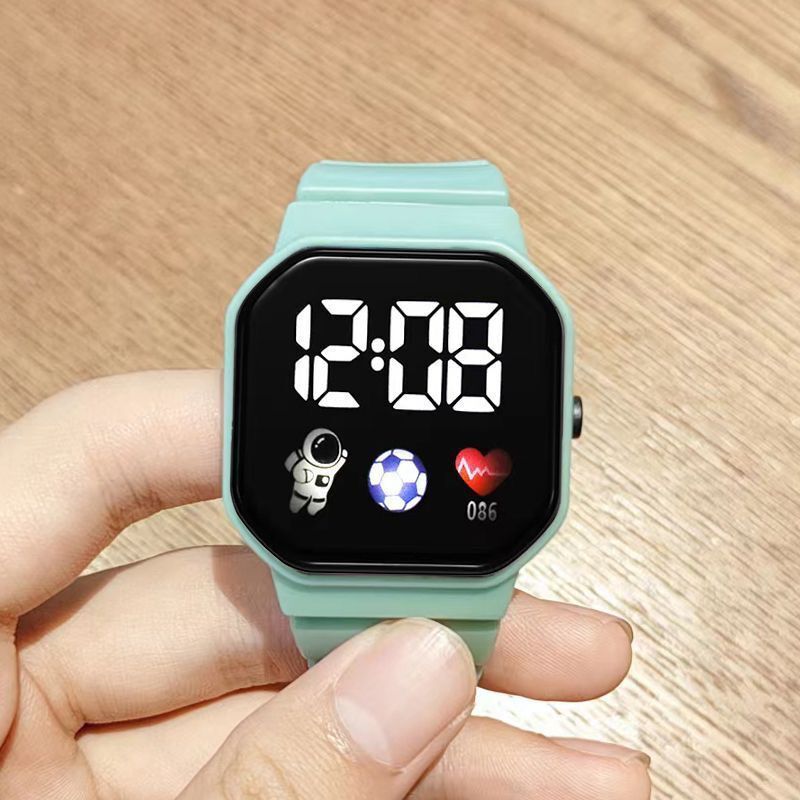 Science and technology sense watch female ins high appearance level student party simple fashion niche design unicorn waterproof electronic watch