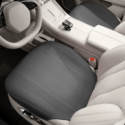 Seat cushion, seat cover, Suitable for Leapmotor Seat - classic-black-nappa-breathable-fully-surrounded-main-and-passenger-seats-1-pair-of-seat-cushions