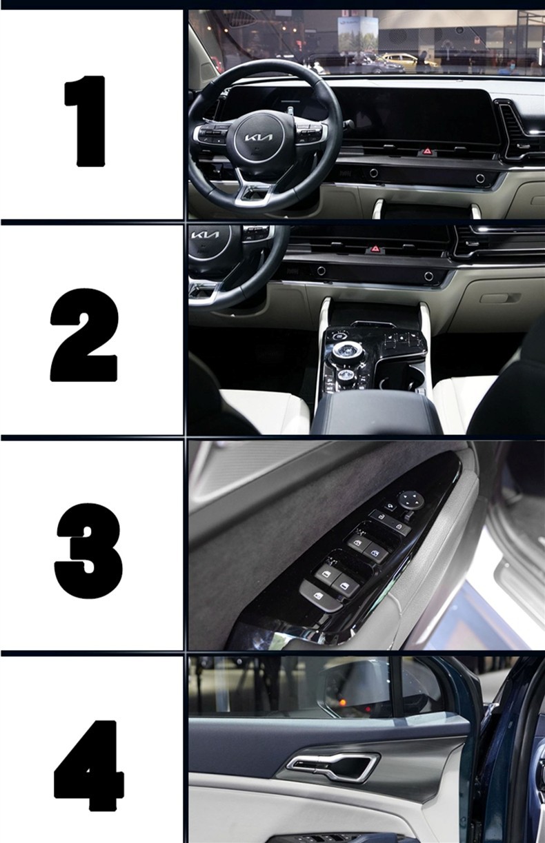 23-24 Models Nq5 Car Accessories Interior Gear Shift Center Console Navigation Screen Transparent Tpu Protective Film