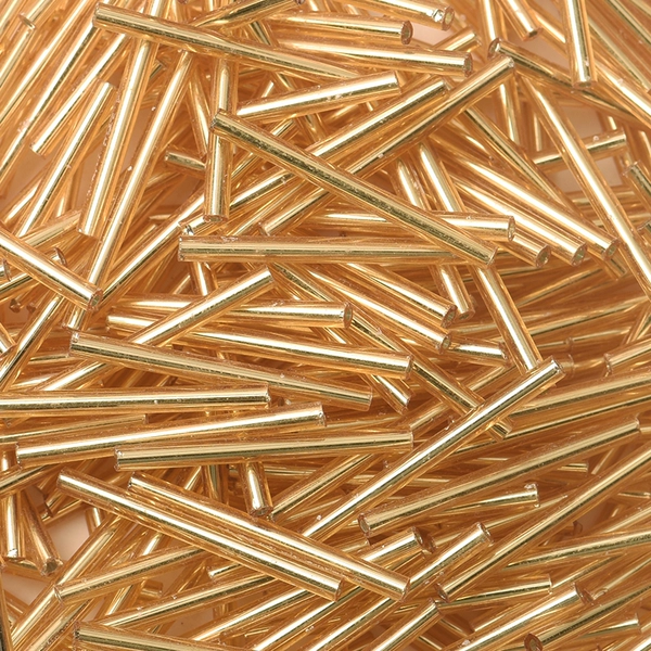 Λ￠▰℗◘┭♢☨ About 30MM tube beads 10 grams about 15 gold ☨❋❋