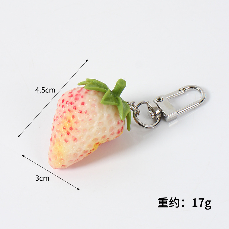 イチゴのスイカのリンゴのみかんのバナナのライチのキーホルダーのアイデアをシミュレーションします。|undefined