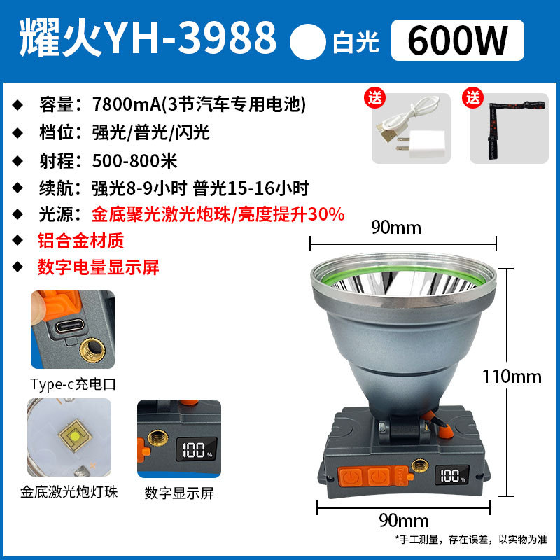 New model/3988/600w/gold bottom laser/all aluminum head/battery screen