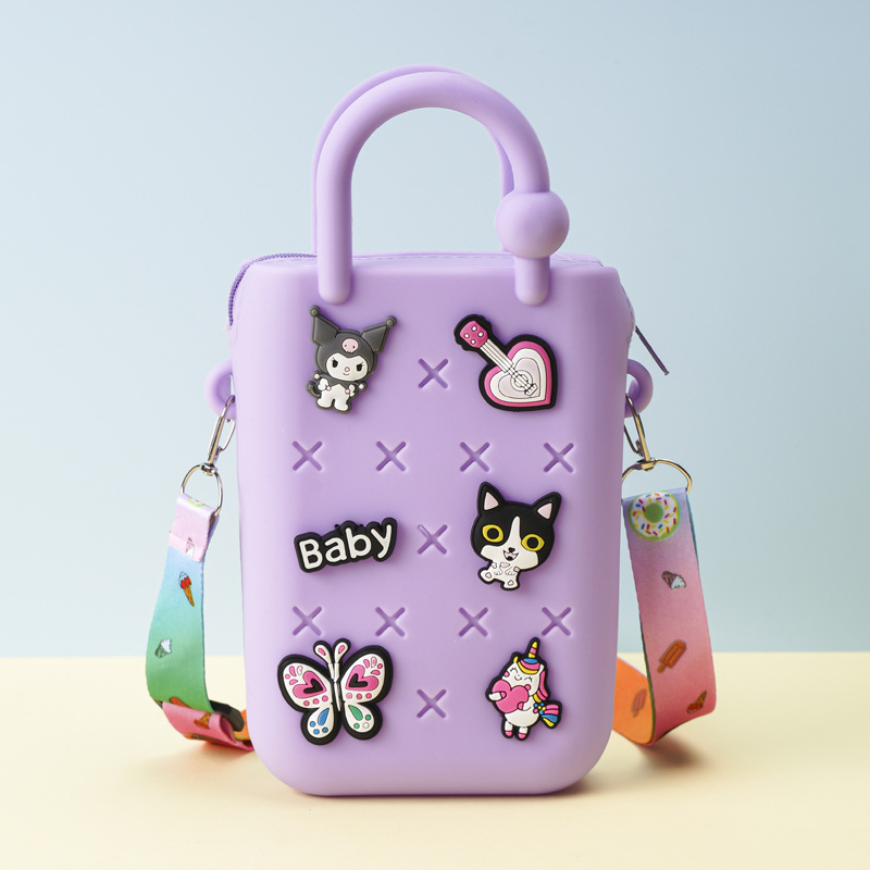 보라색 6개입, 캐릭터 랜덤 2개 (지퍼형)