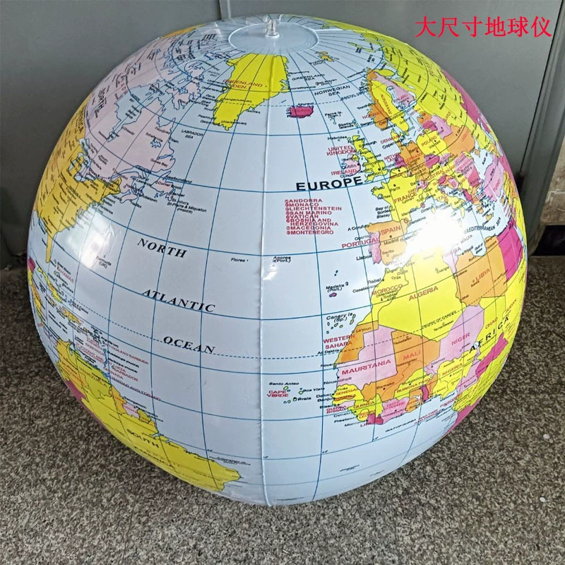Надувной ПВХ после 101 см, английская версия, надувной глобус, карта, пляжный мяч, модель, научные образовательные принадлежности