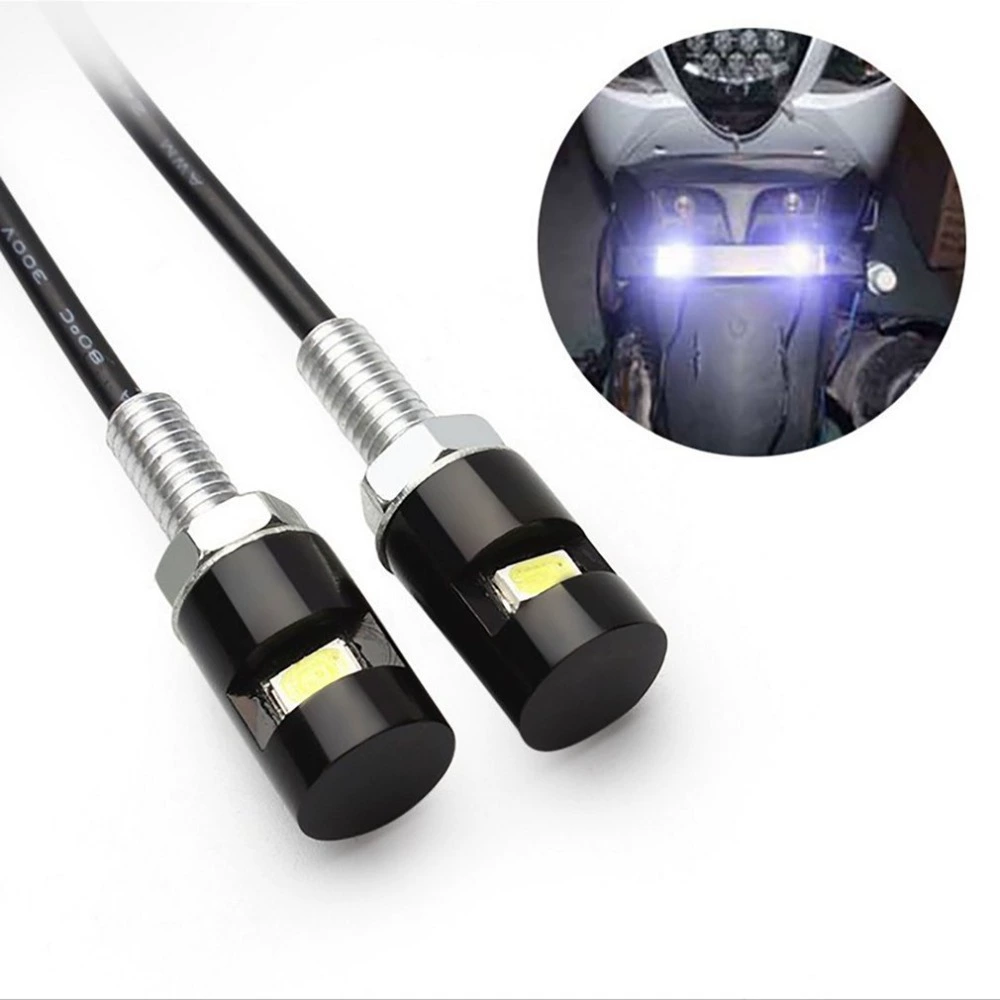 Заводская прямые продажи автомобильный винт свет номерной знак свет 5630 1smd светодиодный фонарь номерного знака мотоцикла орлов глаз