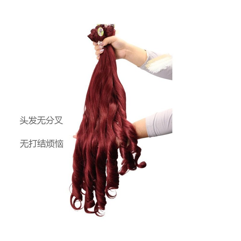 欧美长卷发跨境假发辫子大波浪French Curl Loose Wave Crochet H|undefined