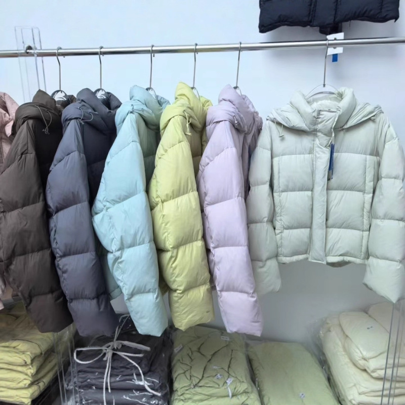 高韩系连帽加厚保暖白鸭绒羽绒服外套女冬季新款韩版宽松气质百搭|undefined