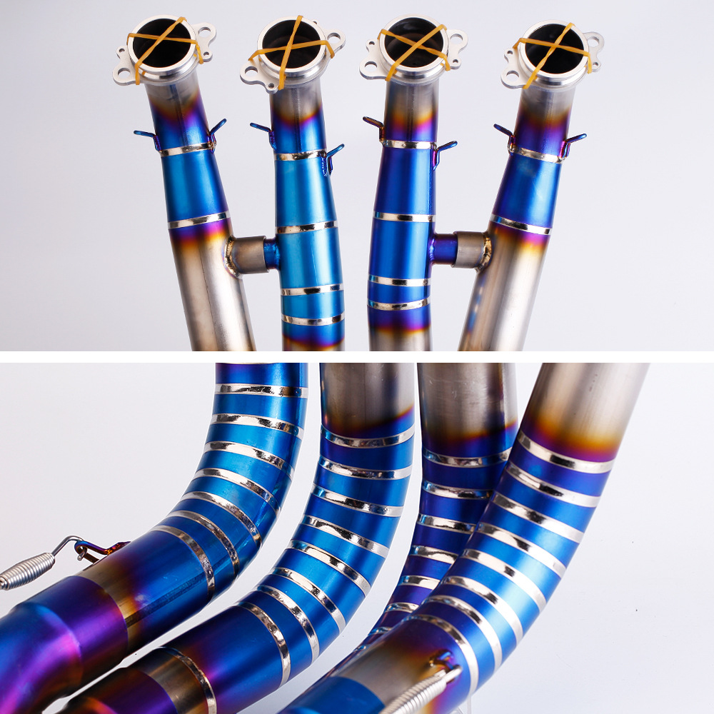 Suitable for Motorcycles S1000Rr 19-22 Modified Titanium Alloy Front Exhaust Pipe S1000R 21-22