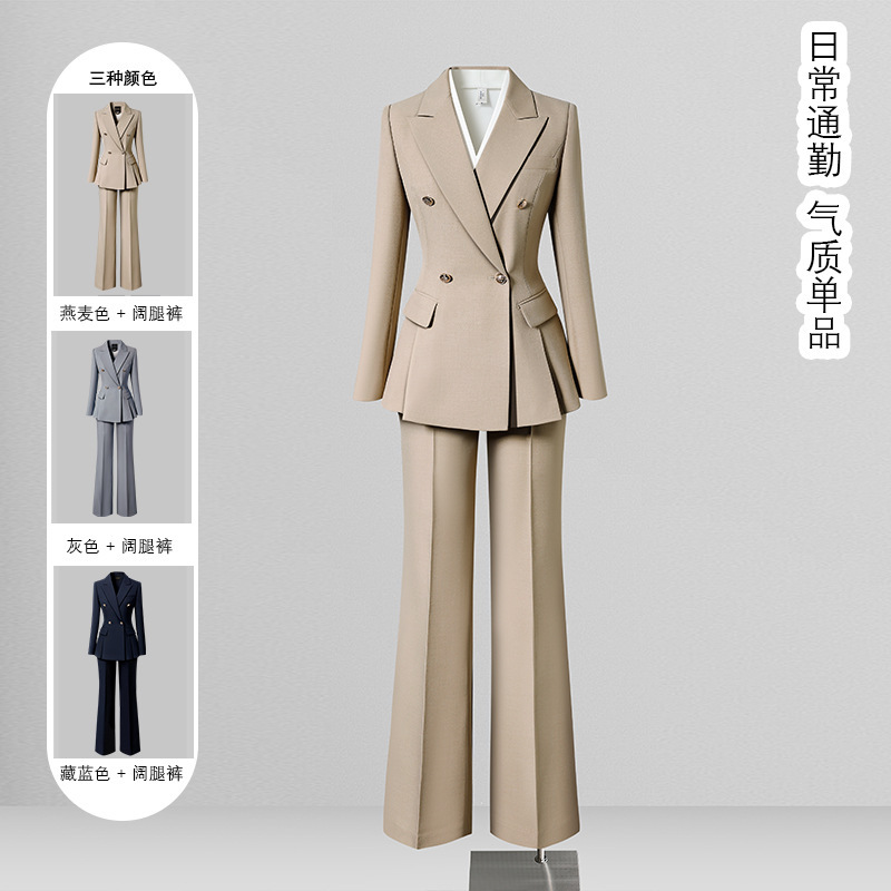 女性用スーツ 2025 新しいハイエンドグレースーツプロパティホテルマネージャー作業服ハイエンドプロフェッショナルウェア|undefined