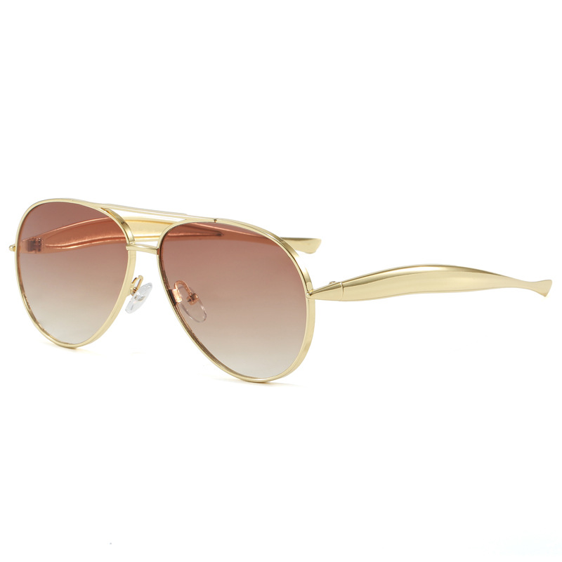 Golden frame double tea piece