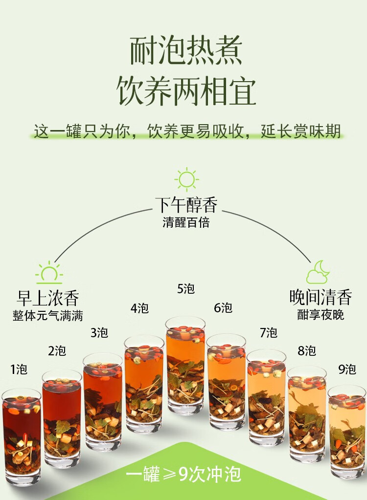 Ginseng Osmanthus Goji Herbal Tea Blend 15g x 15 Cans Cold Brew Wellness Flower Tea Sugar Free in use