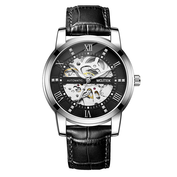 870 실버 블랙 가죽