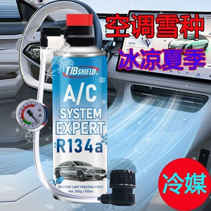 Factory Direct Sales of Automotive Refrigerant R134A, Environmentally Friendly Air Conditioning Refrigerant, Refrigerant Gas with Pressure Gauge, Fluorine Spray