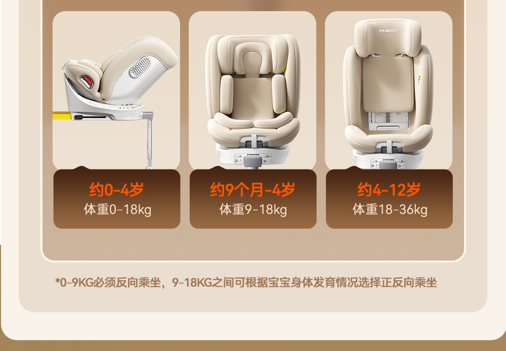 German Kids Safety Seat for Cars, Baby Car-Mounted Portable Kids Safety Seat, Lying and Hugging Type