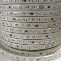 Светодиодная лента Symphony 24V Symphony 5050 с резиновым покрытием, программируемая, для улицы, водонепроницаемая, цветная, в виде скачек
