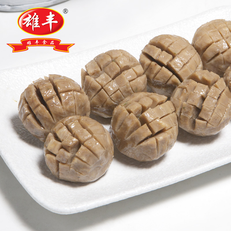 雄丰开花牛肉丸500g丸爆炒烧烤火锅食材约41颗肉丸子猪肉猪肉丸