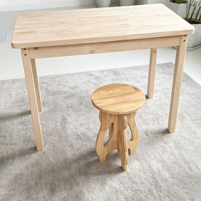 Student Desk Solid Wood Writing Desk Student Home Dining Table Computer Desk Office Desk Children's Desk All Solid Wood Table