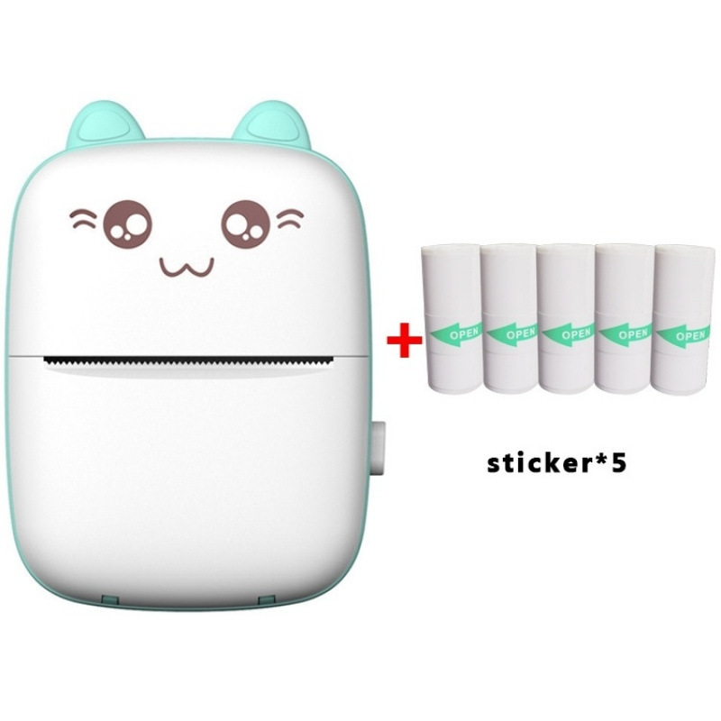 야옹 화이트/블루 [+5롤 스티커]