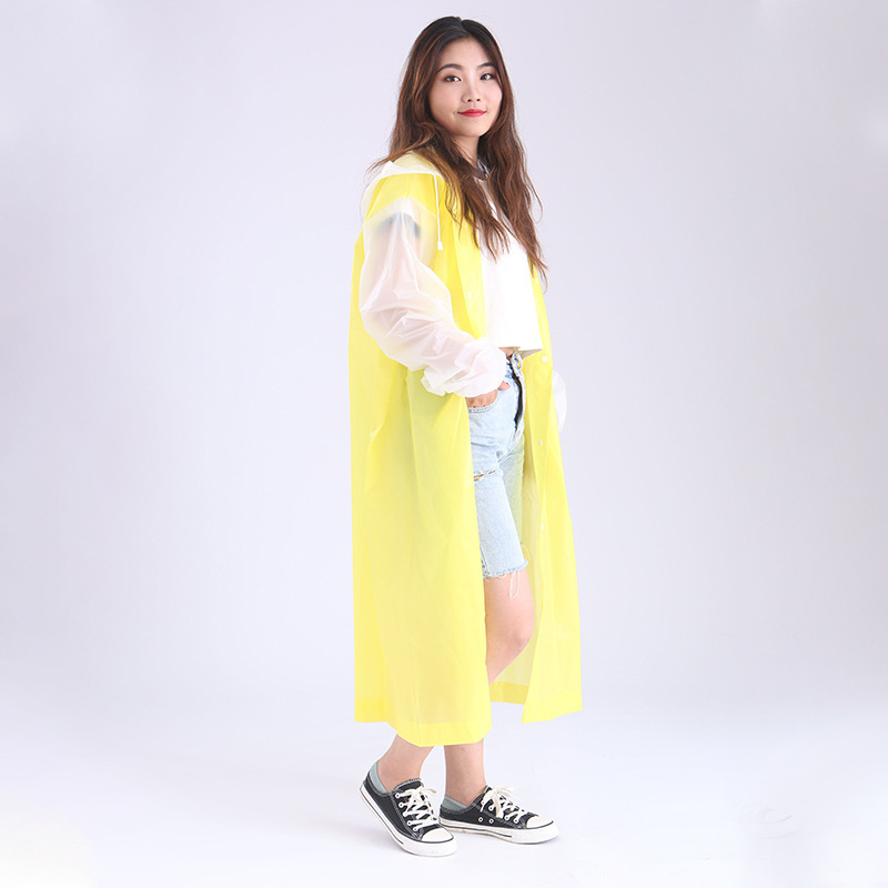Impermeable de EVA no desechable para adultos y niños, engrosado y alargado, resistente a la lluvia, adecuado para rafting y viajes al aire libre, poncho portátil. image 28