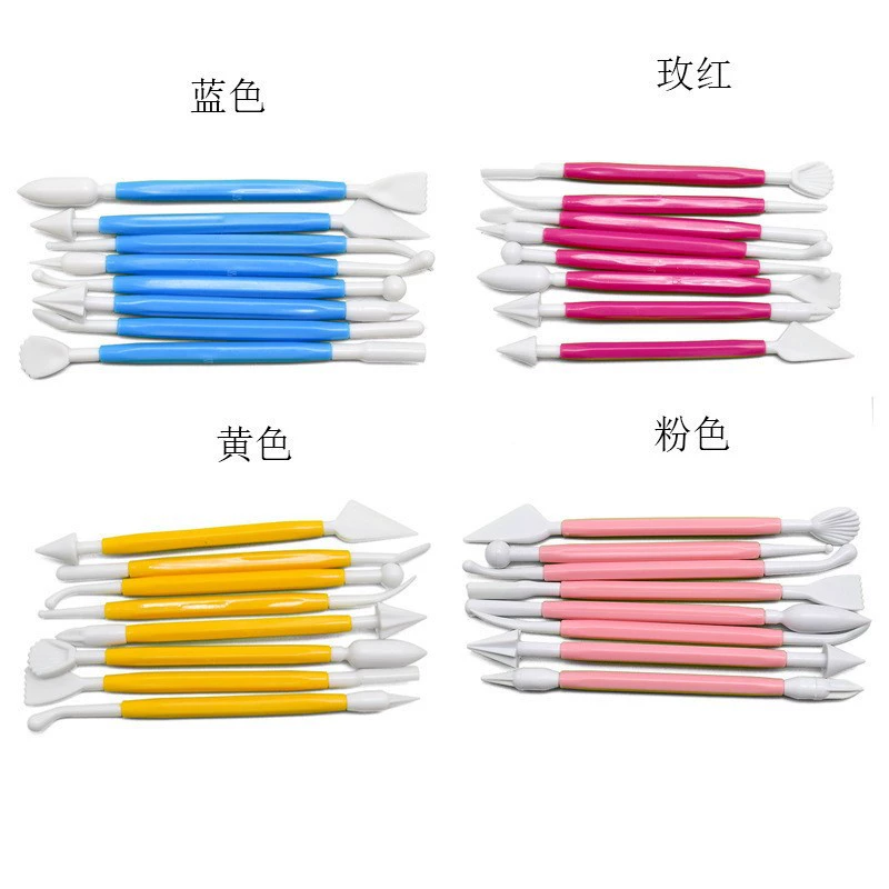 Plastic set, compact mold, fondant, 108 pieces