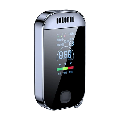 Alcohol tester drunk driving detector portable digital display measuring instrument blowing measuring device car home dual-use (Other Automotive Safety Supplies) - japanese-style