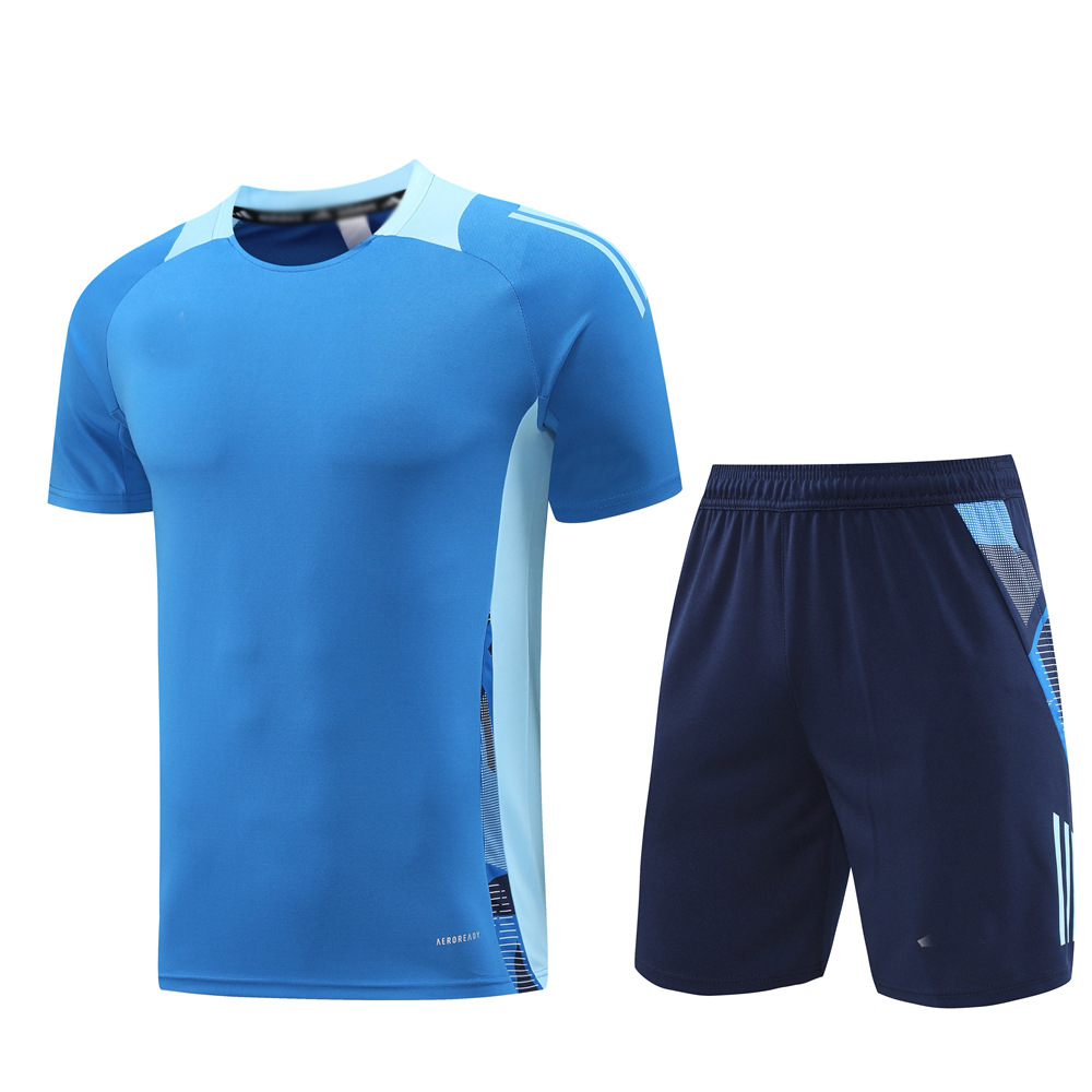 24-25 uniformes de fútbol, trajes casuales, deportes de secado rápido para hombres, camisetas de fútbol de manga corta, uniformes de competición, el equipo establece el número de impresión Z