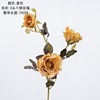Fake flower INS Feng Home Decoration 3 Dried Rose Impropon Flower Manufacturer Cross-border Wedding Wholesale DY1-3320A