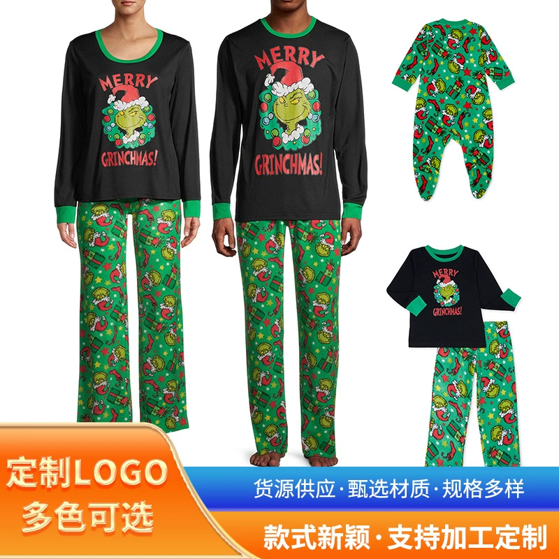 Новый год Осень и зима Рождество Одежда для родителей и детей Украшение дома Герои мультфильмов Семья из трех и четырех человек Домашняя одежда Пижамный костюм