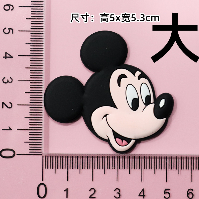 大小ミッキーミニーミッキーマウス DIY 漫画装飾アクセサリー携帯電話ケースパッチ下駄スリッパバックルステッカー|undefined