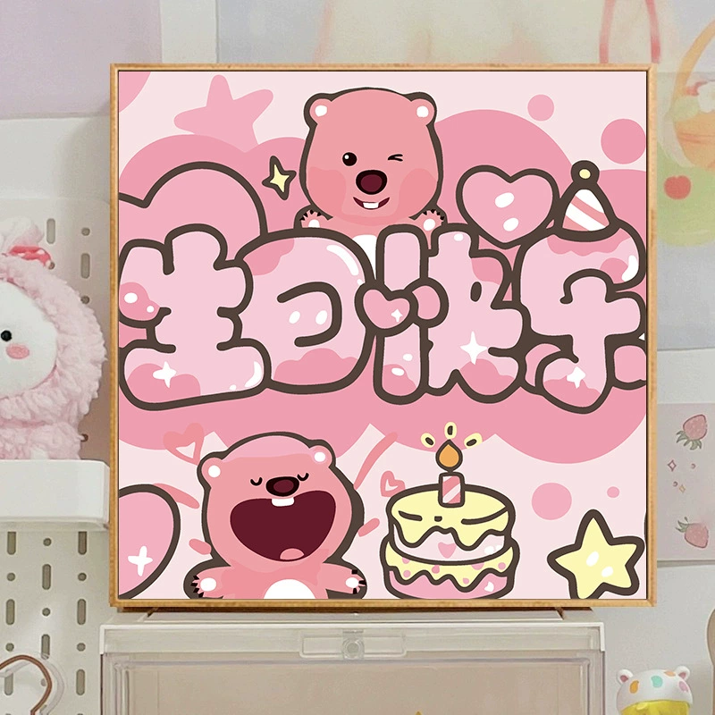 Digital acrylic, decorations, handmade, anti-stress