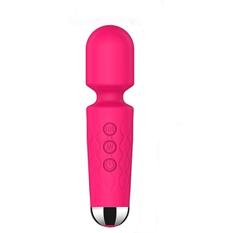 Wand vibrator AV stick 20-frequency, silicone massage stick, small and large sizes