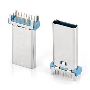 ����TYPE-Cĸ��16P��ʽֱ��H=17.5-18.5mm�p��ᘌ��Q �{ɫ�zоUSB