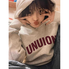 棉hiphop高街潮牌连帽卫衣男女宽松大码帽衫跨境台湾韩国越南泰国