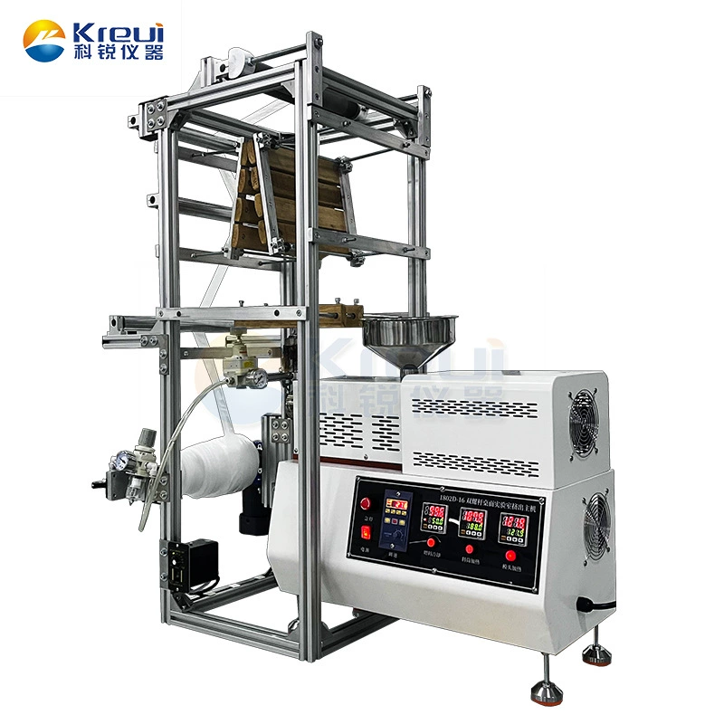 Небольшое лабораторное устройство для выдувания пленки цвет материнского цвета порошок диспергированный тест-машина для выдувания пленки PP PE мини-машина для выдувания