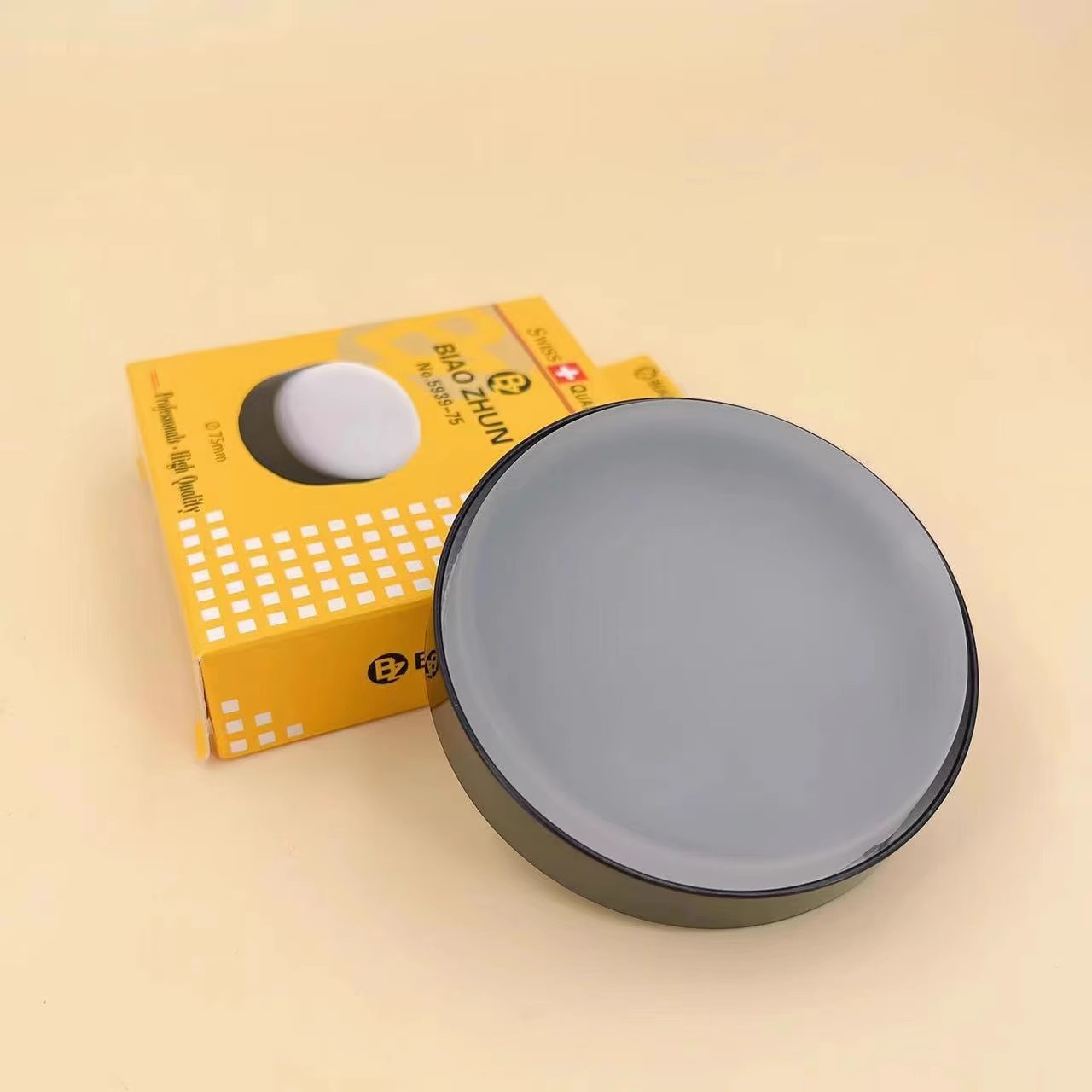 修表工具 机芯垫 凝胶表垫 钟表维修 垫机芯工具 直径约75MM 胶垫