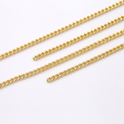 New 14K gold multi-specification Korean fashion chain chain diy handmade sweater chain bracelet necklace material