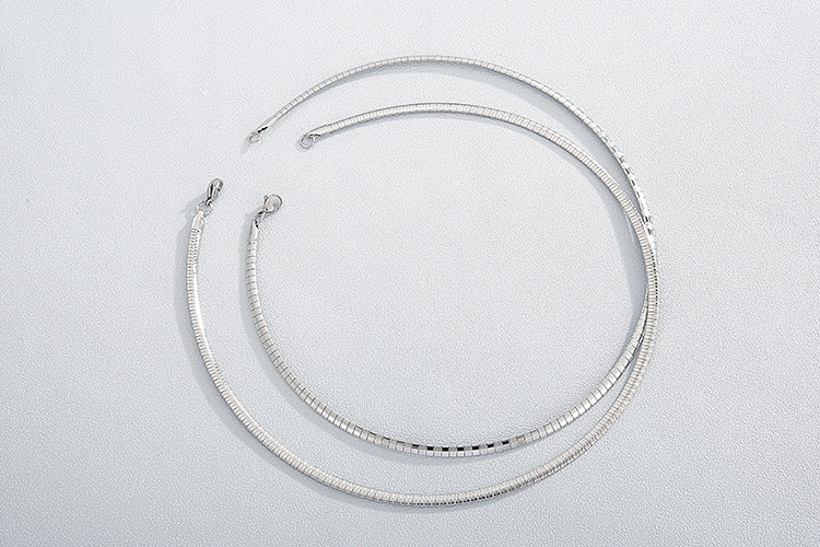 new fashion titanium steel necklace bracelet set wholesale nihaojewelry