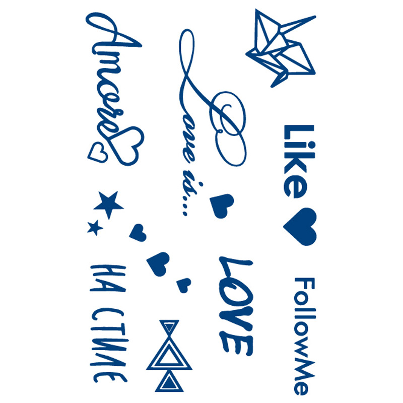 ジュースの紋章はネットの赤い紋章を貼って15日間の現物の卸売りの草本の植物の半永久の刺青のシールを持続します。