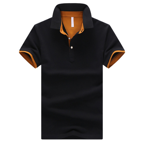 Short-sleeve polo shirt for men - summer new style, business casual, trendy, slim fit, fashionable, simple color T-shirt