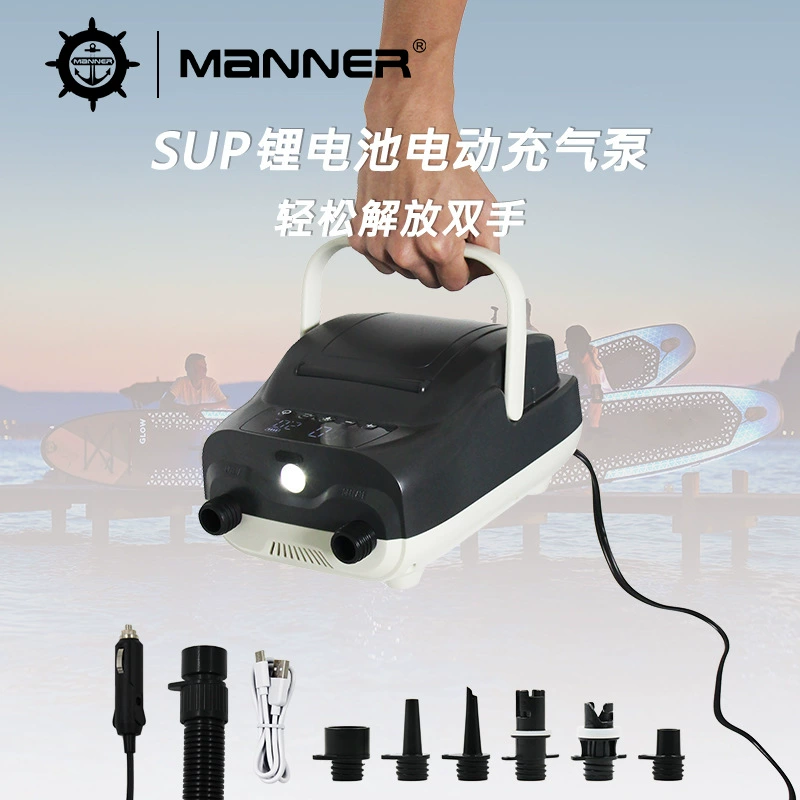 SUP литиевая батарея электрический надувной насос 12V автомобильный насос высокого давления открытый надувной гребной доски каяк надувная палатка